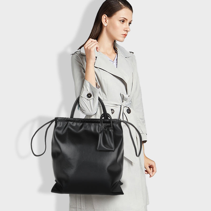 Leather best sale effortless tote