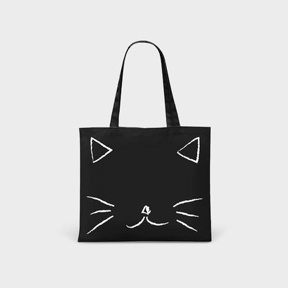 OLSPAG Versatile Printed Canvas Shopping Bag