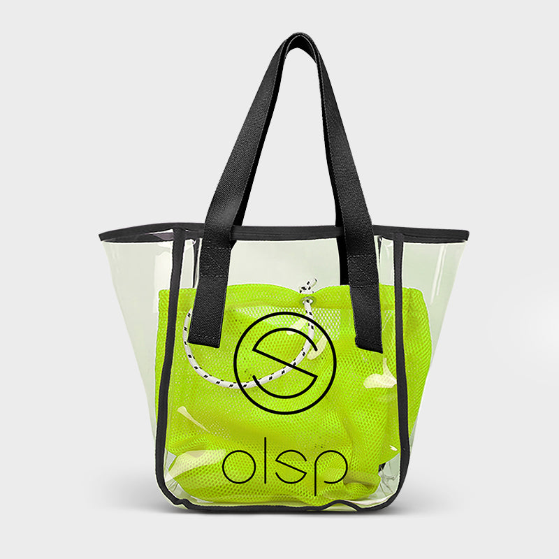 OLSPAG Large Capacity Pvc Tote Bag-Yellow