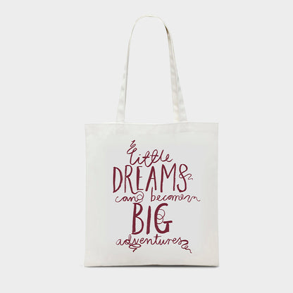 OLSPAG Durable Printed Canvas Tote Bag