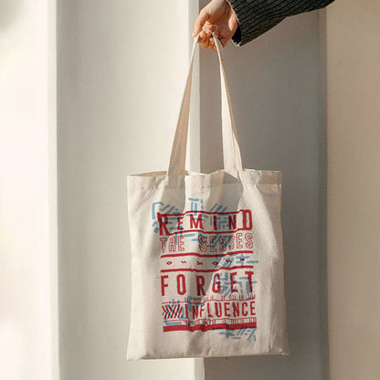 OLSPAG Versatile Printed Canvas Shopping Bag