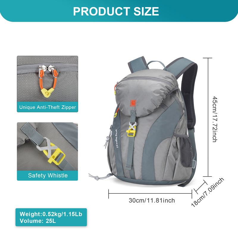 OLSPAG 25L Daypack Small Backpack for Travel