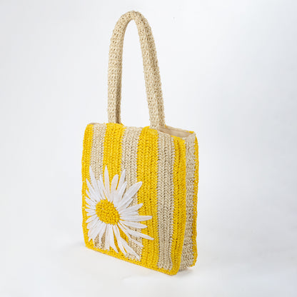 OLSPAG -Daisy Rattan Tote