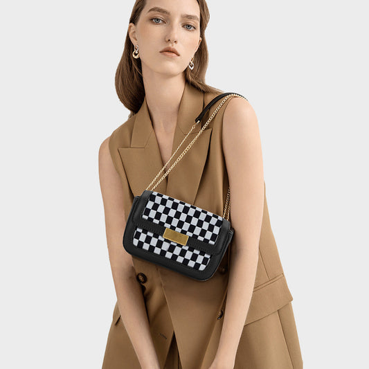 OLSPAG PU Classic Diagonal Small Bag