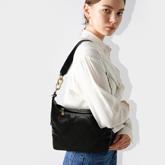 OLSPAG Vintage Rhombus Chain Bag