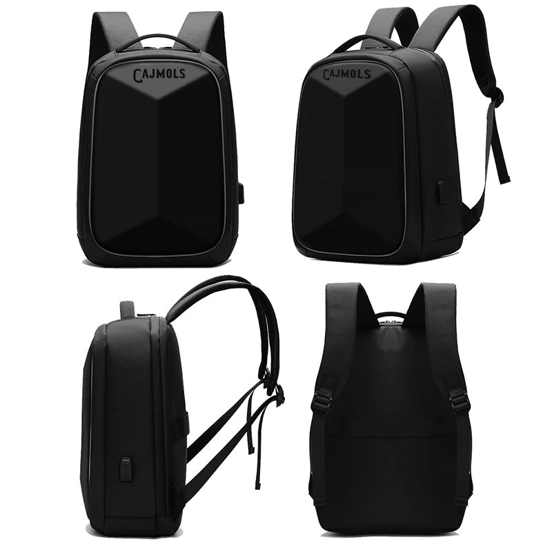 Cajmols™ Travel 15.6 Inch Laptop Backpack Black Men (6610575032384)