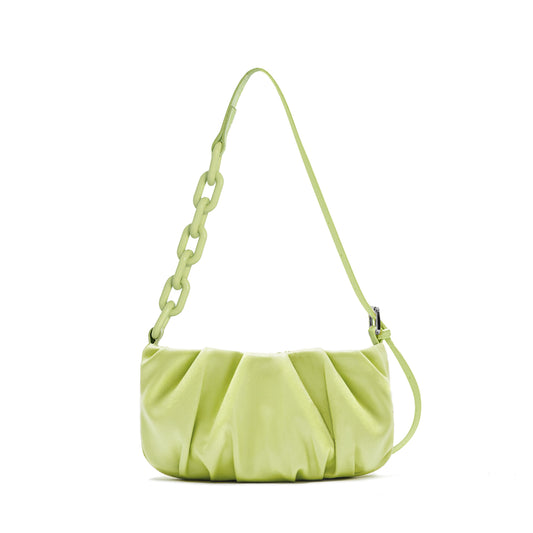 OLSPAG Satin Crossbody Bag- Lemon