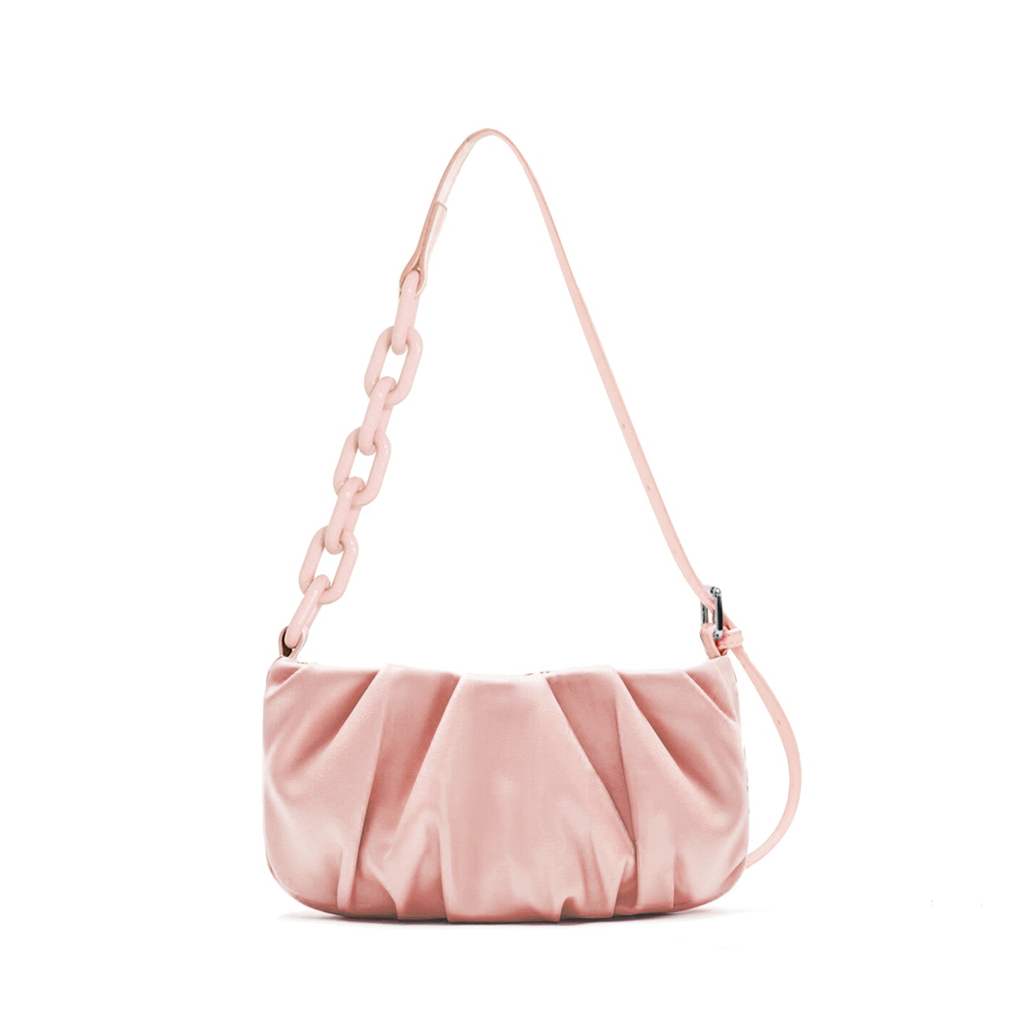 OLSPAG Satin Crossbody Bag- Pink