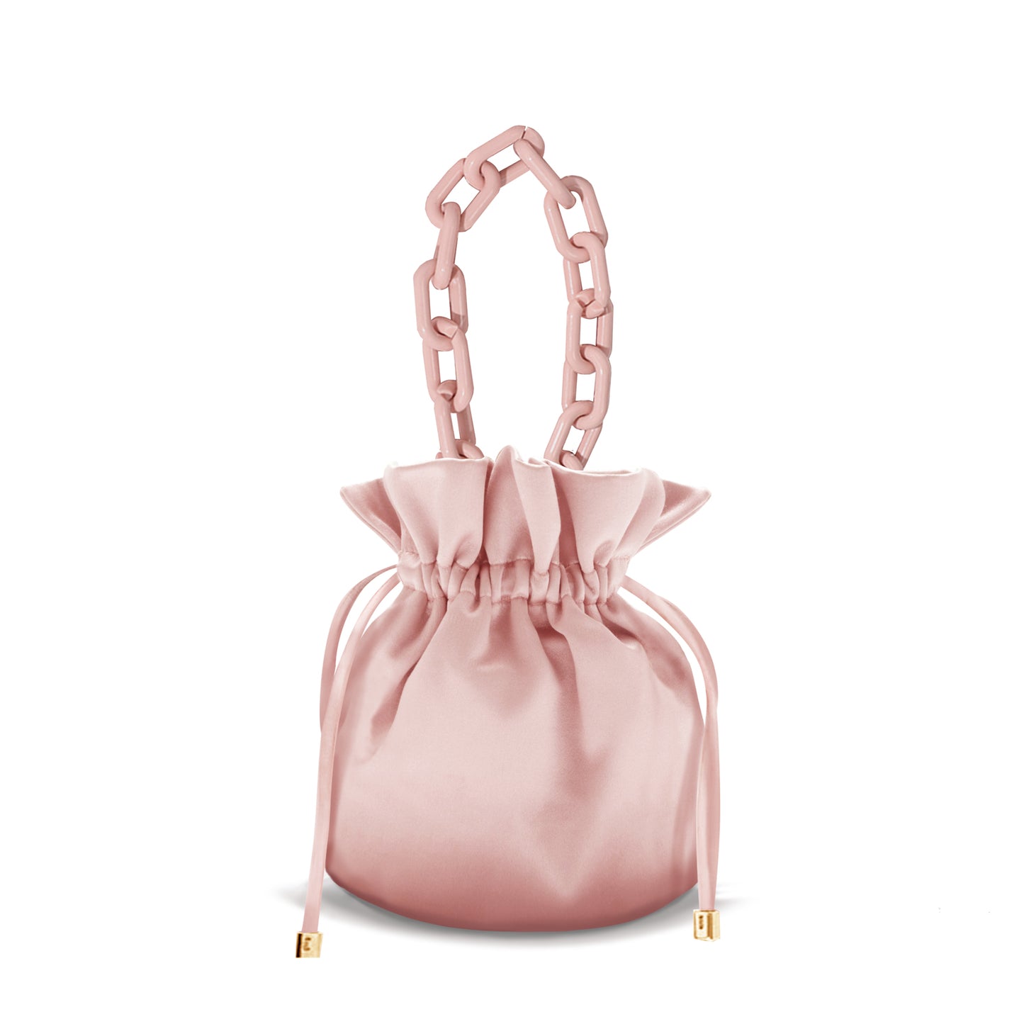 OLSPAG Satin Candies Clutch Bag- Pink