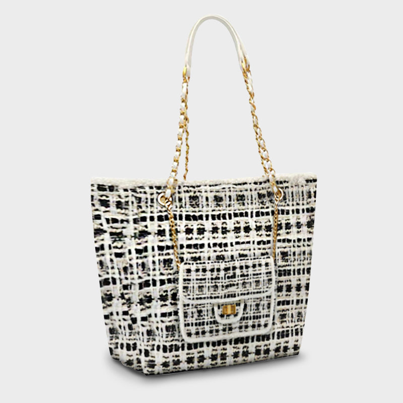 OLSPAG  Chain Tote Bag