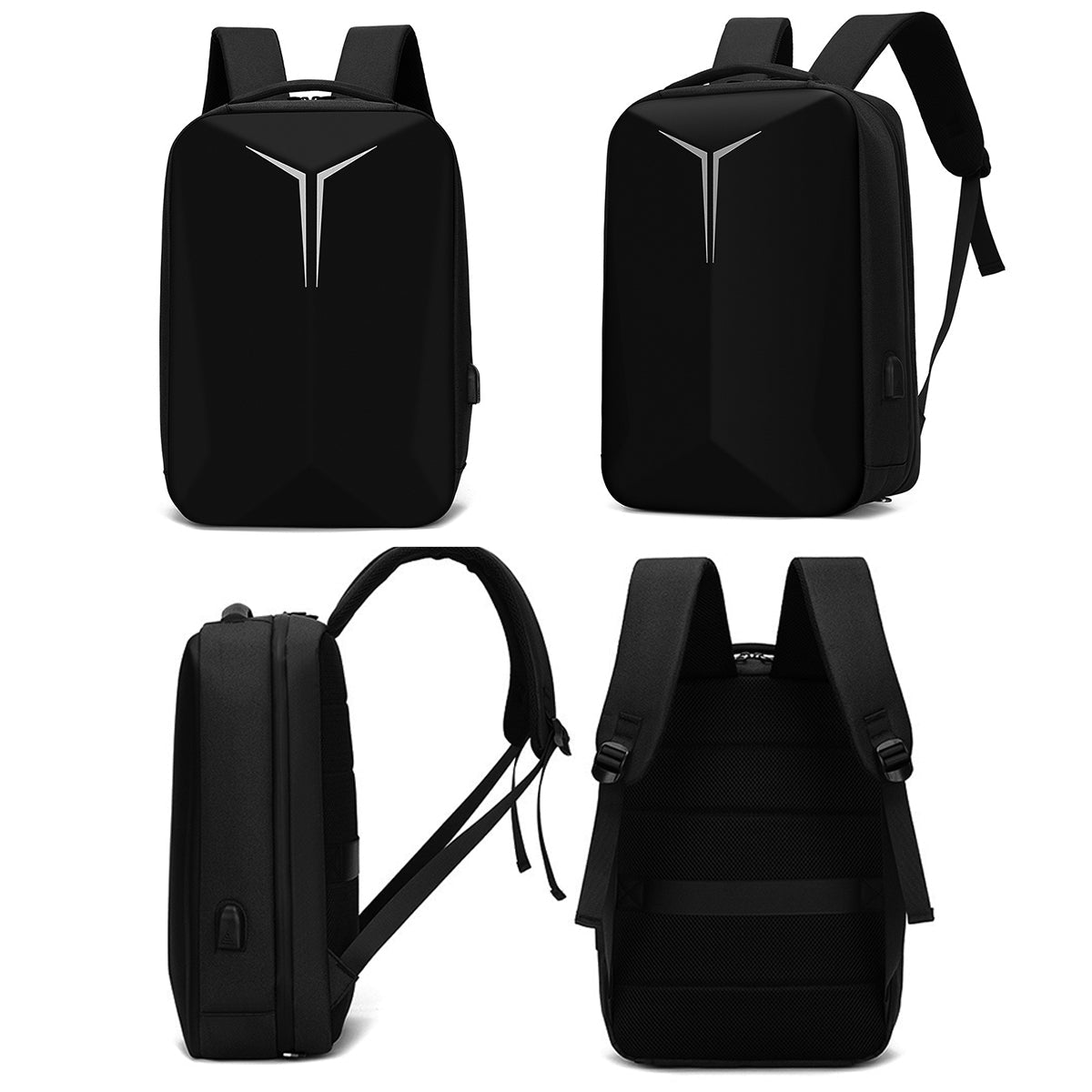 Cajmols™ Travel 15.6 Inch Laptop Backpack Black (6610574377024)